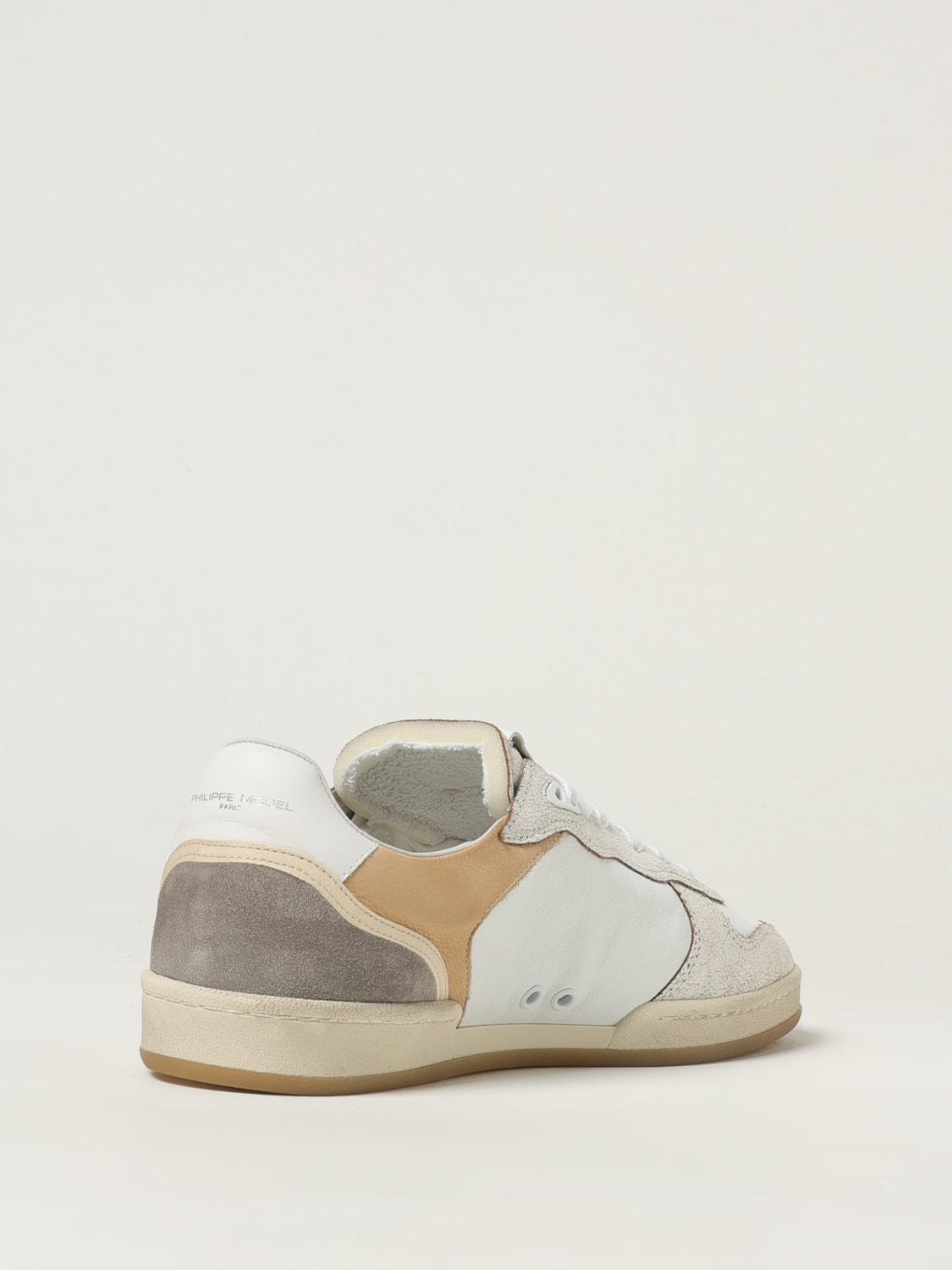 PHILIPPE MODEL SNEAKERS: Sneakers Pgal Philippe Model in pelle used , Bianco - Img 3