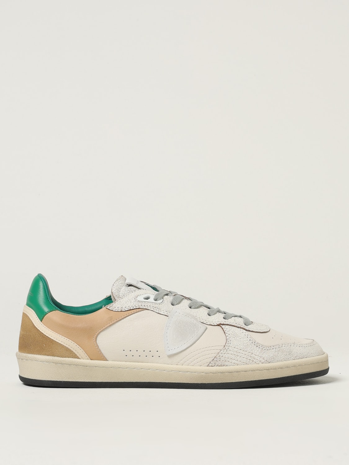 PHILIPPE MODEL SNEAKERS: Sneakers Pgal Philippe Model in pelle used , Bianco - Img 1