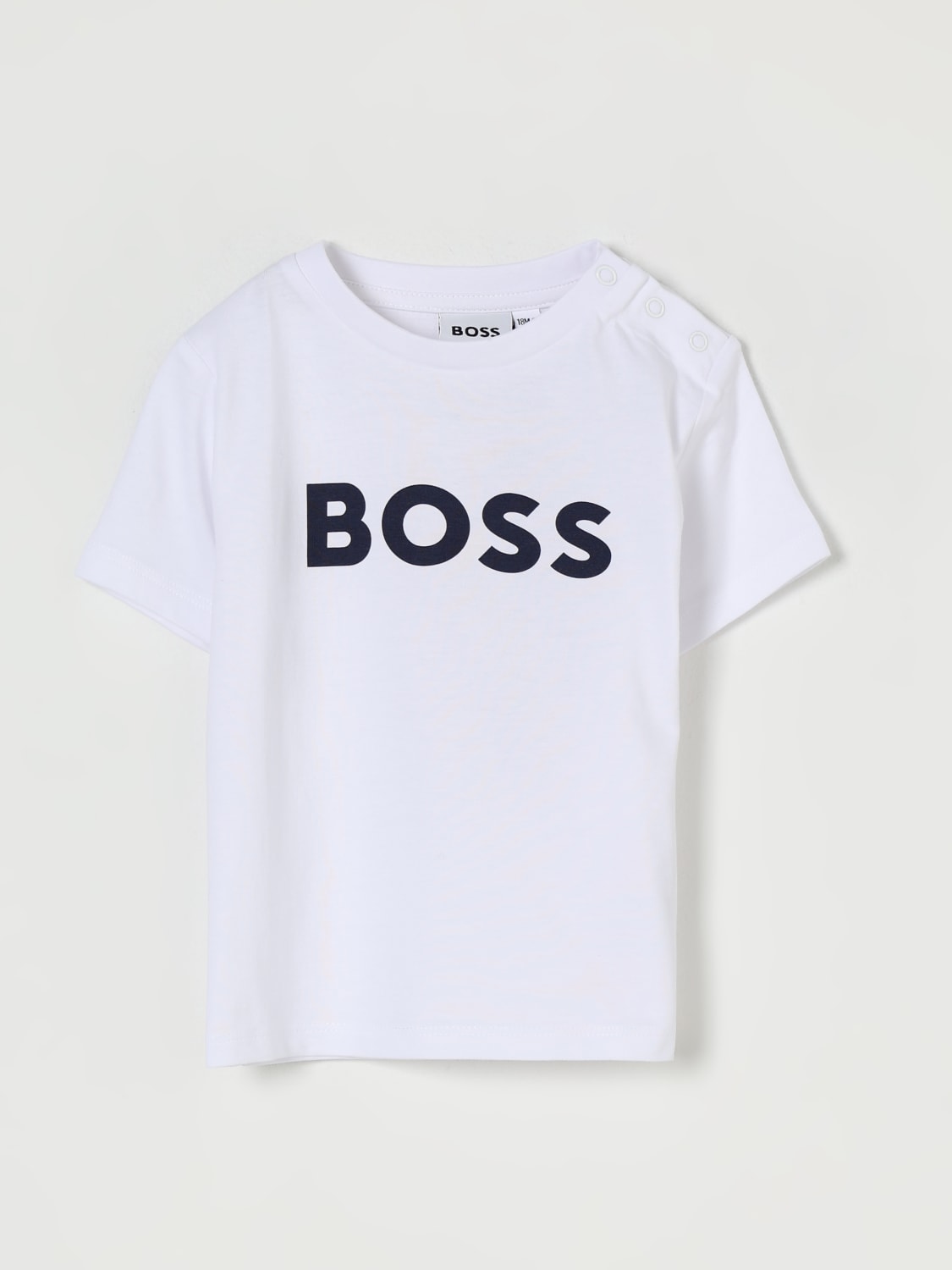 BOSS T-SHIRT: T-shirt kids Boss, White - Img 1