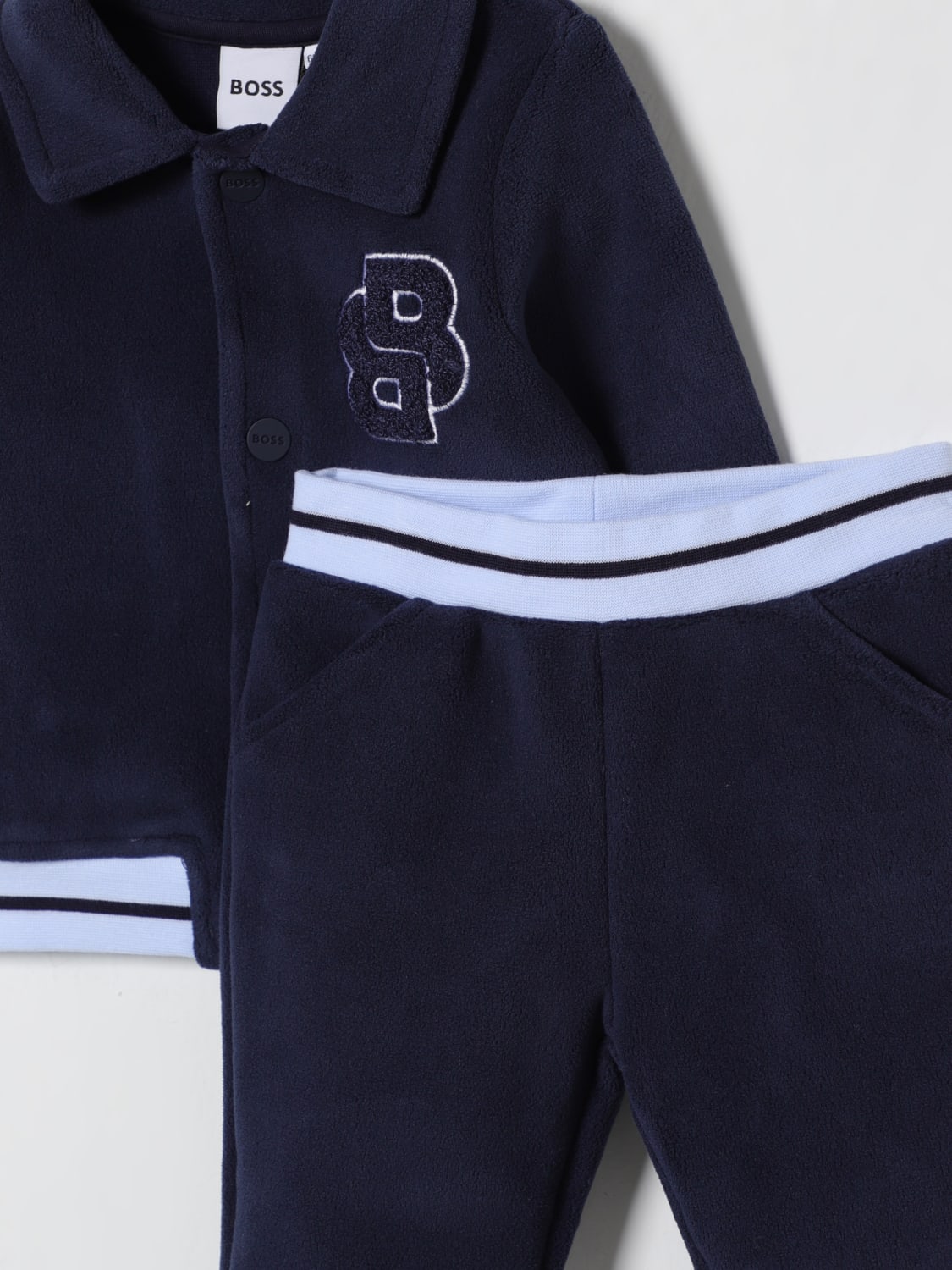 BOSS ENSEMBLE: Combinaisons enfant Boss, Bleu Marine - Img 3