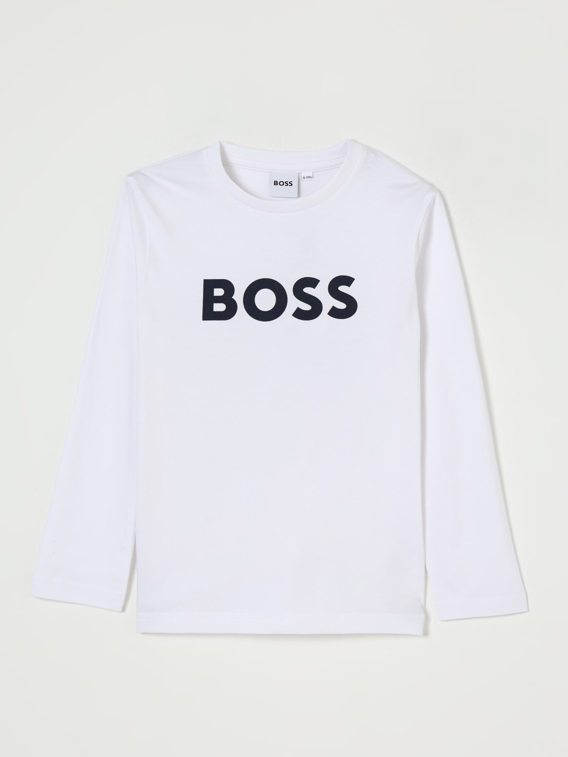 BOSS T-SHIRT: T-shirt kids Boss, White - Img 1