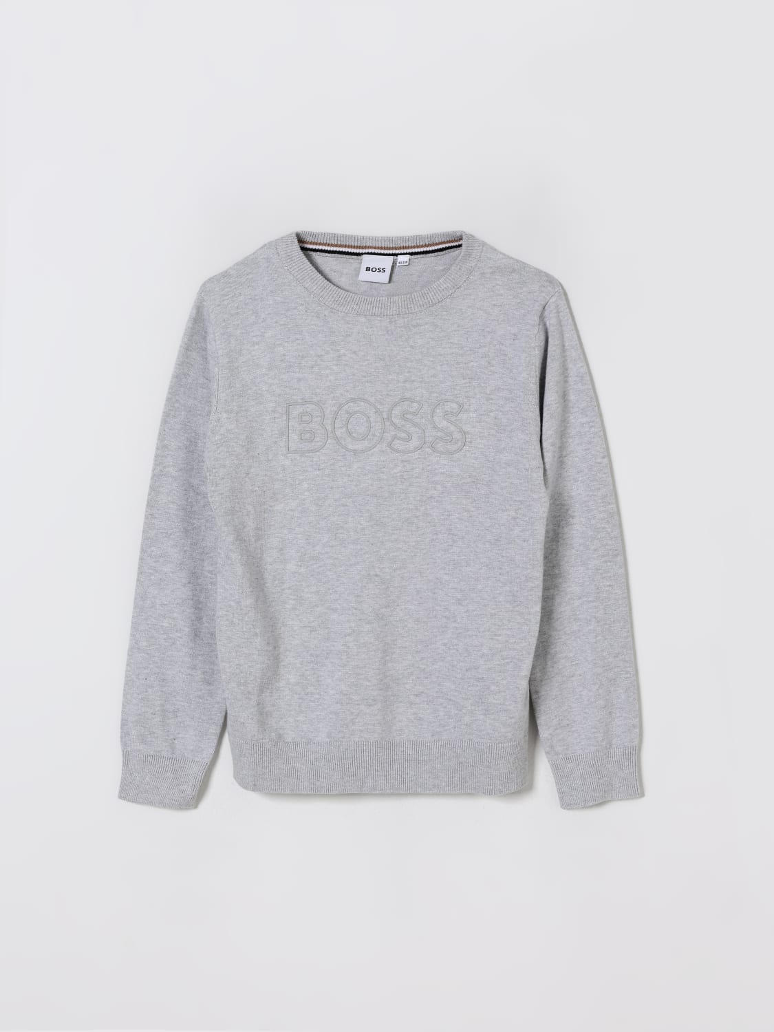 BOSS PULLOVER: Pullover kinder Boss, Grau - Img 1