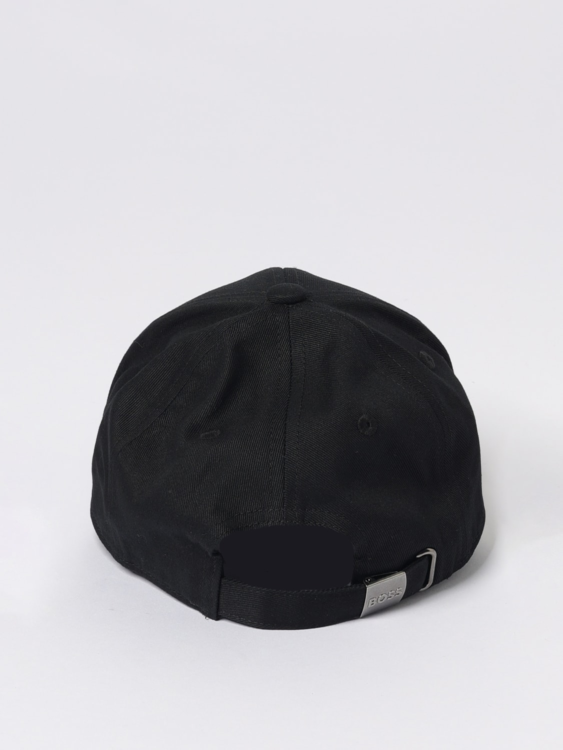 BOSS CAPPELLO BAMBINO: Cappello Boss in cotone con logo ricamato , Nero - Img 3