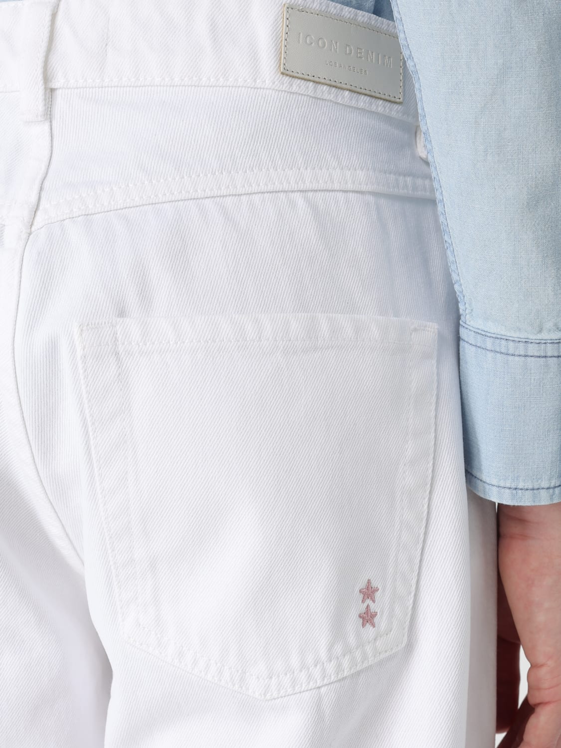 ICON DENIM LOS ANGELES VAQUEROS: Vaquero mujer Icon Denim Los Angeles, Blanco - Img 3