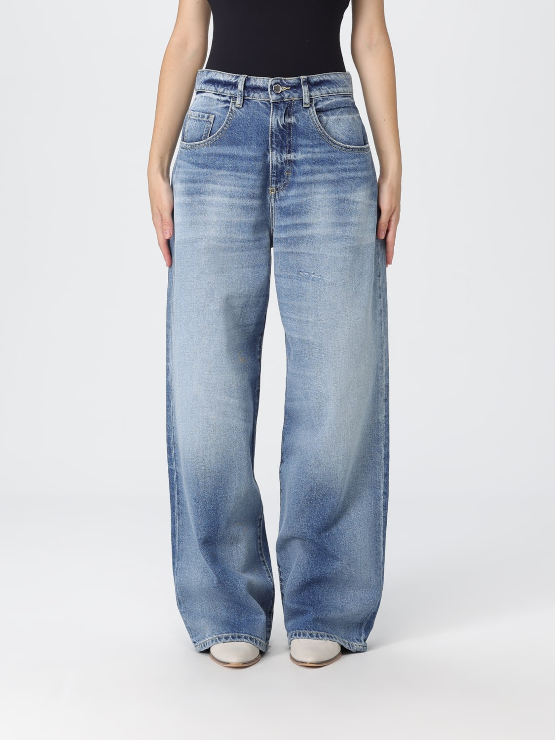 ICON DENIM LOS ANGELES JEANS: Jeans woman Icon Denim Los Angeles, Denim - Img 1