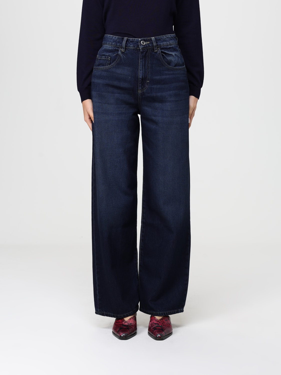 ICON DENIM LOS ANGELES JEANS: Jeans damen Icon Denim Los Angeles, Stone Washed - Img 1