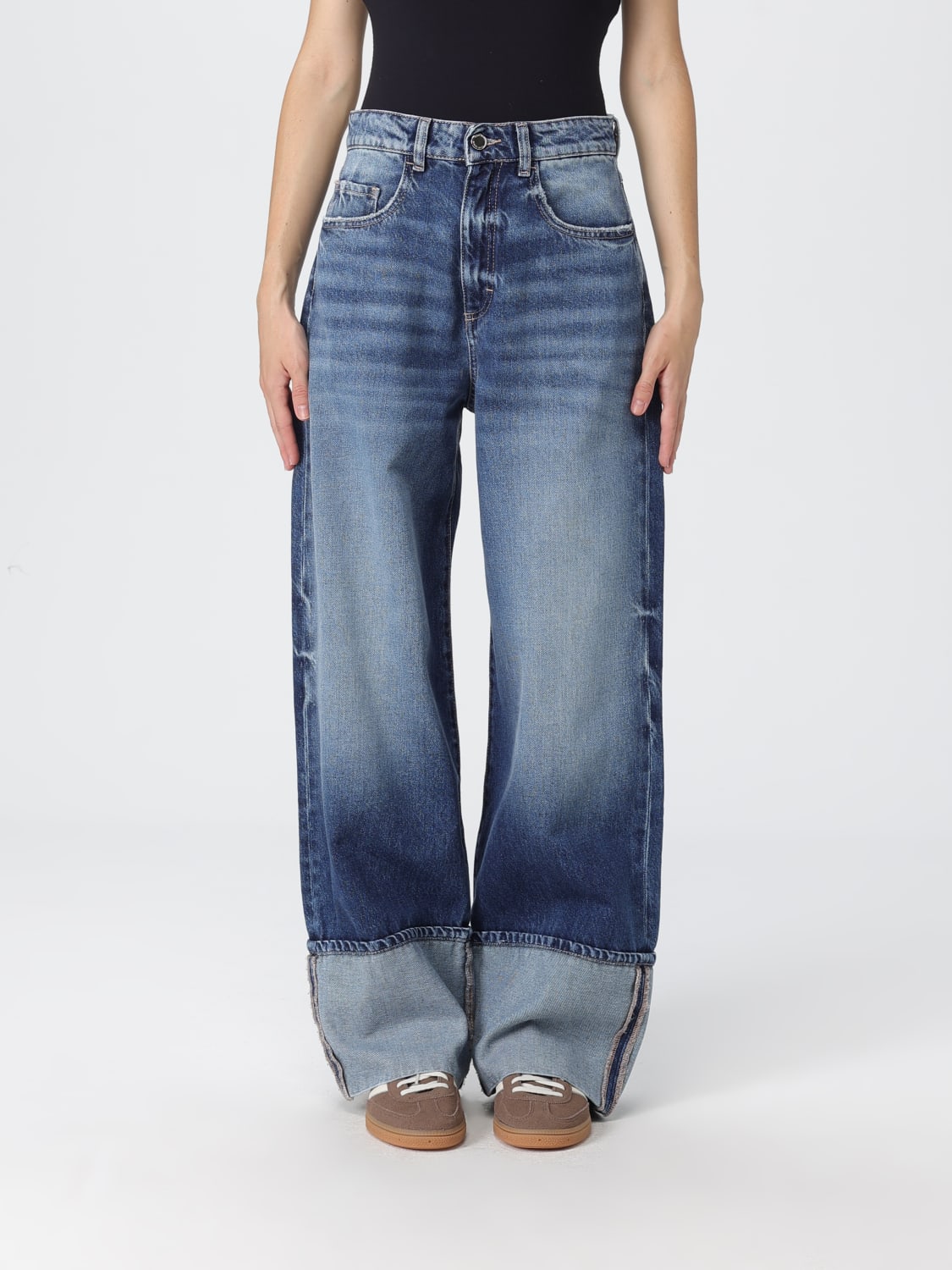 ICON DENIM LOS ANGELES JEANS: Jeans woman Icon Denim Los Angeles, Denim - Img 1