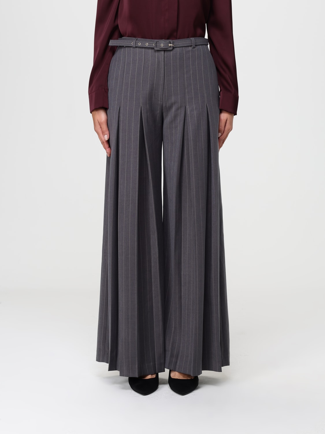HANITA PANTS: Pants woman Hanita, Grey - Img 1