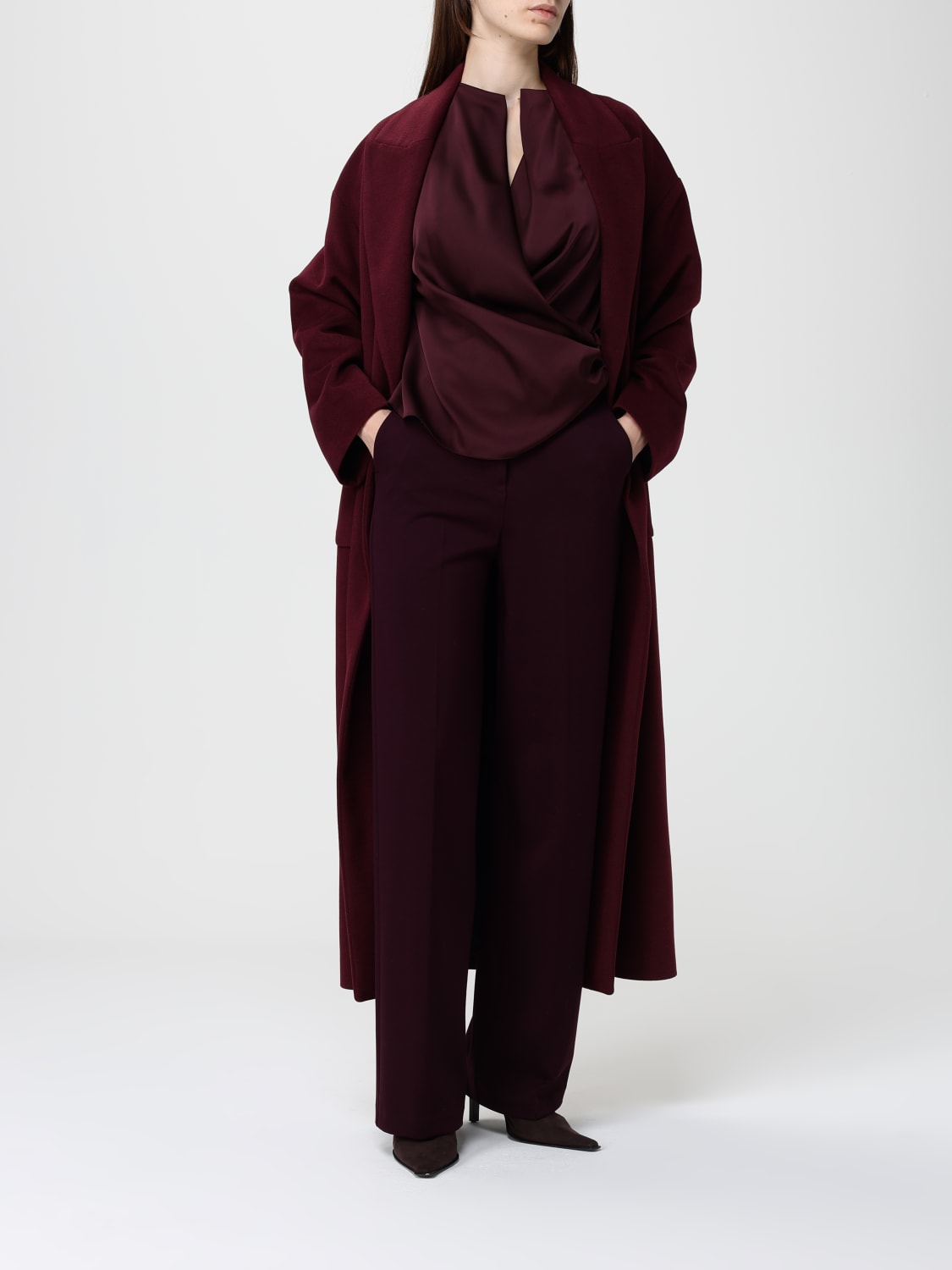 HANITA TOP: Top woman Hanita, Burgundy - Img 2