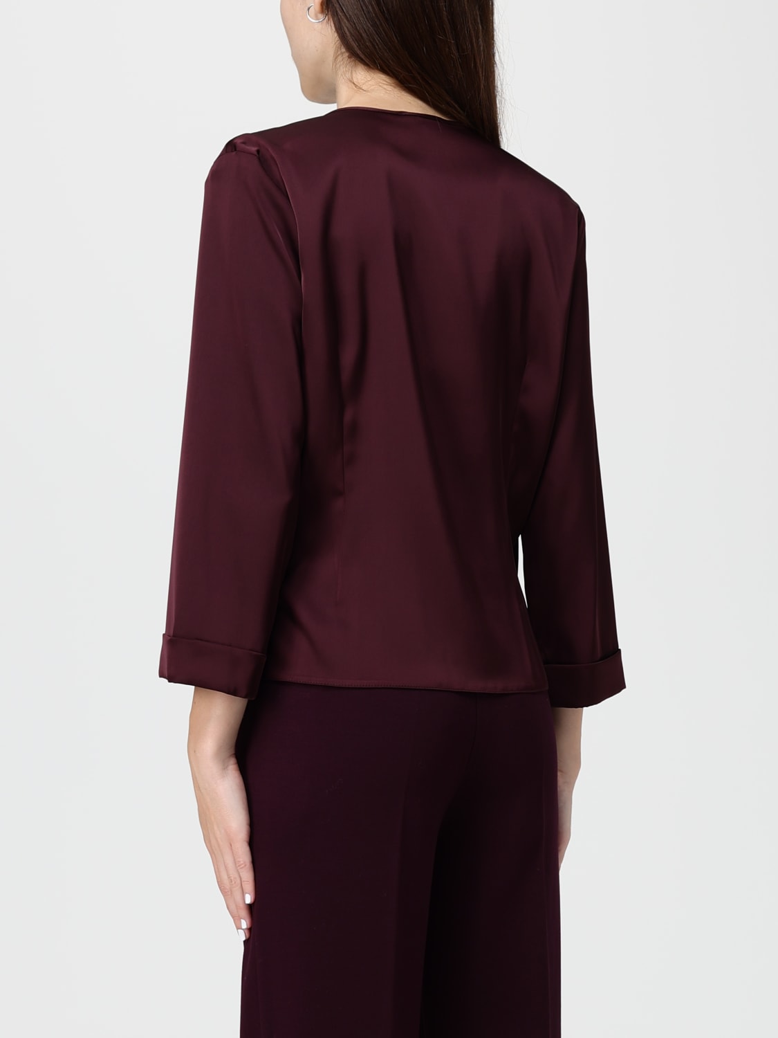 HANITA TOP: Top woman Hanita, Burgundy - Img 3