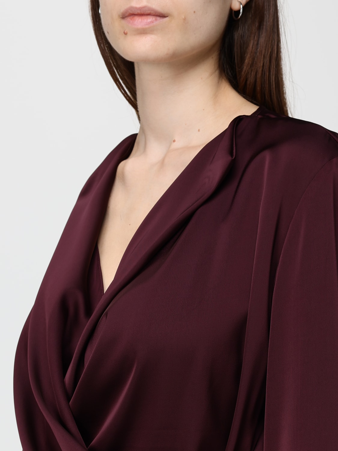 HANITA TOP: Top woman Hanita, Burgundy - Img 4