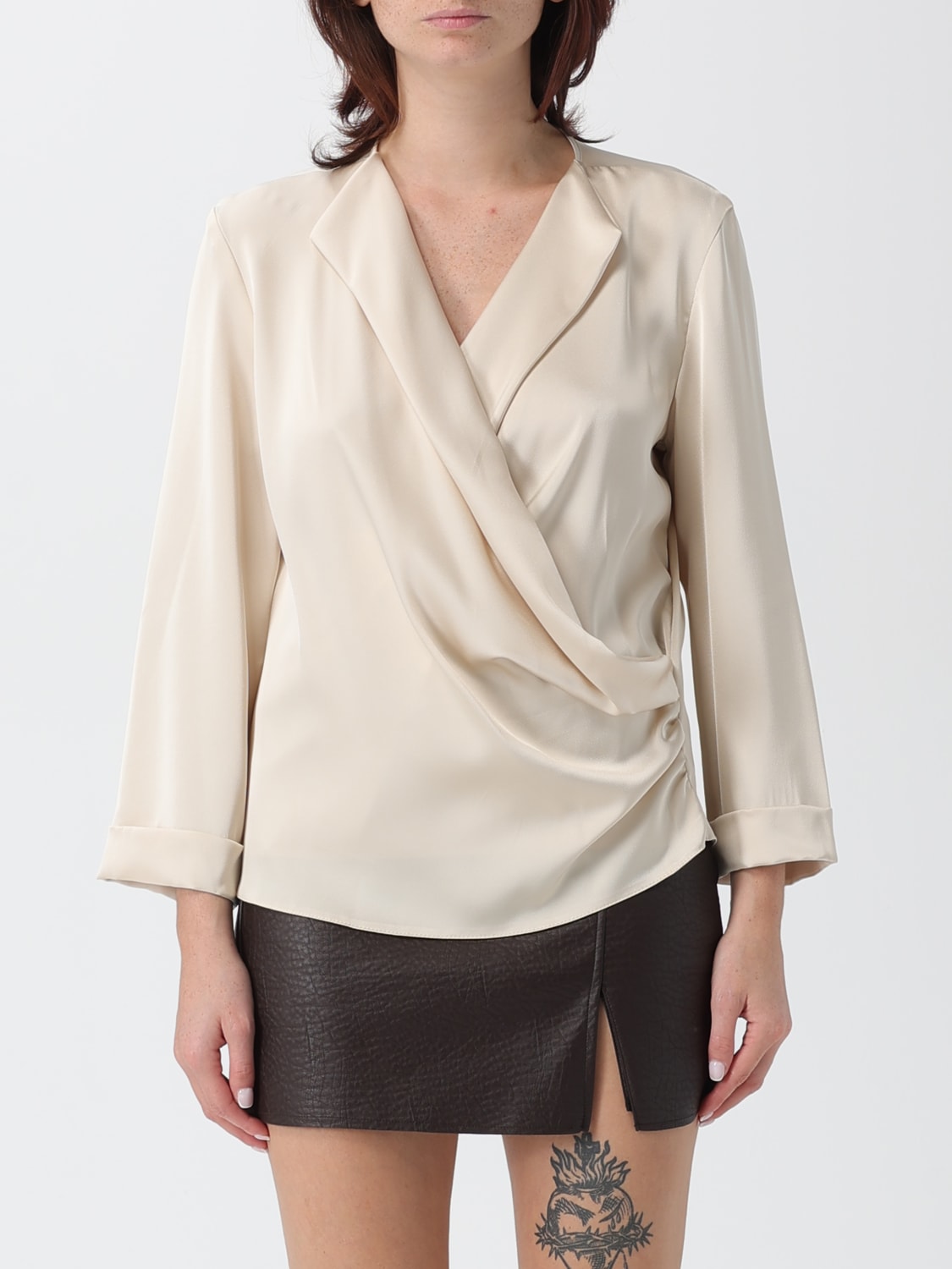 HANITA TOP: Top woman Hanita, Cream - Img 1