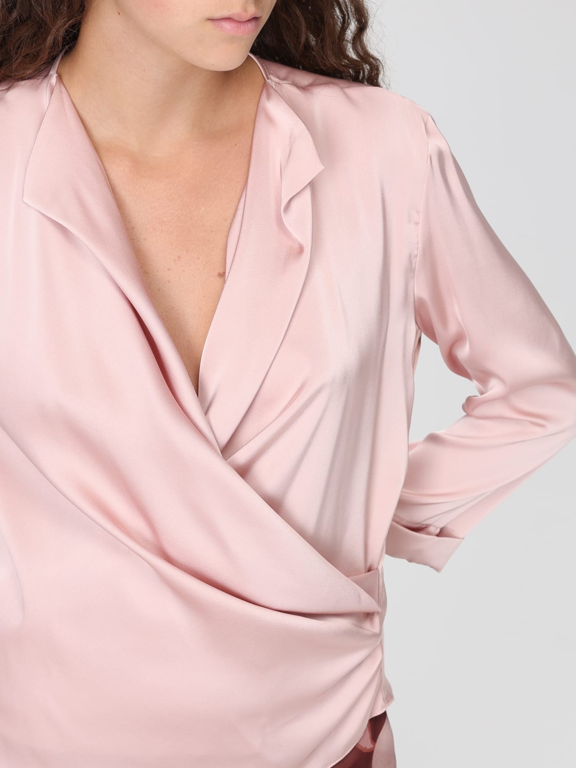 HANITA TOP: Top woman Hanita, Blush Pink - Img 3