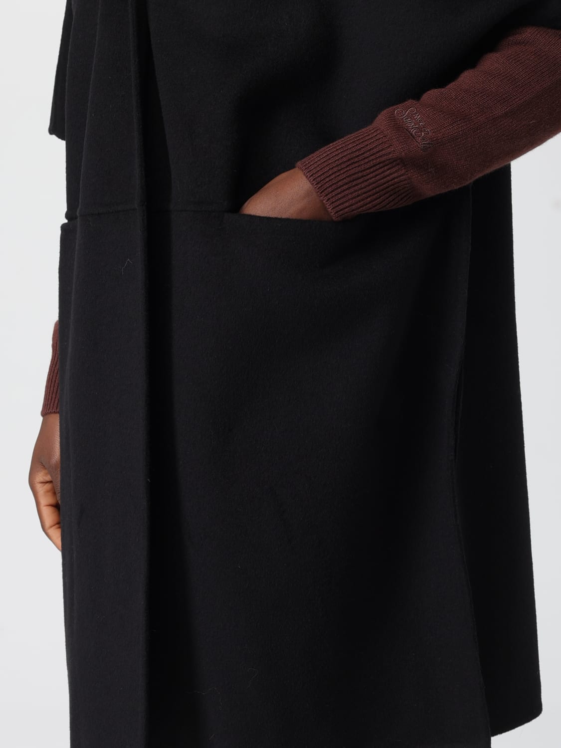 HANITA COAT: Cape woman Hanita, Black - Img 4