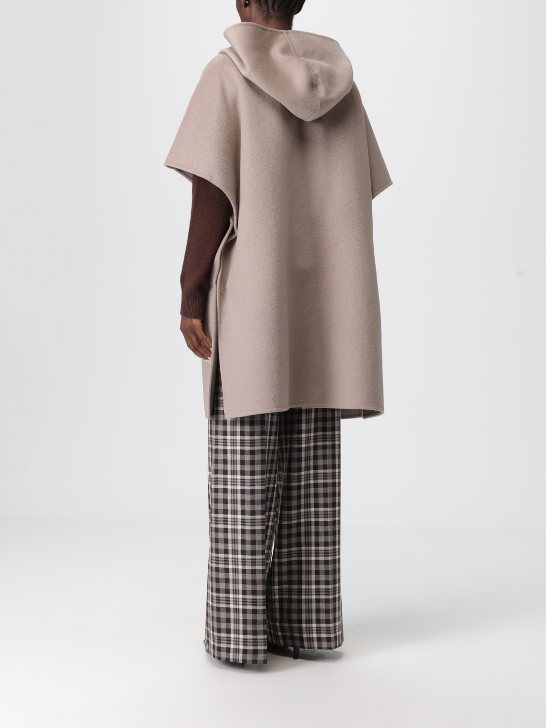 HANITA COAT: Cape woman Hanita, Dove Grey - Img 2