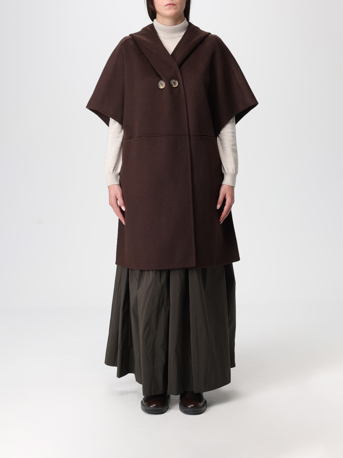 HANITA MANTEL: Pelerine damen Hanita, Dark - Img 1