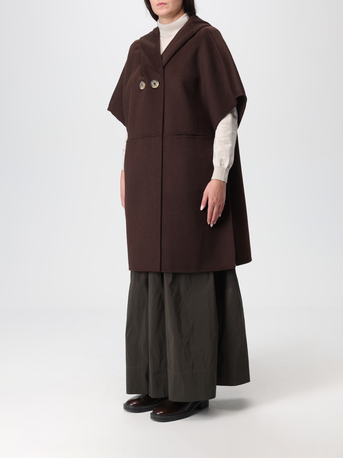 HANITA MANTEL: Pelerine damen Hanita, Dark - Img 3