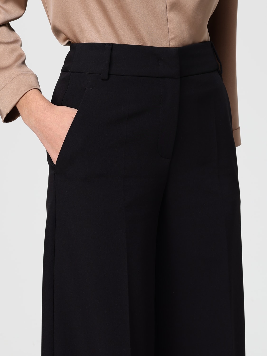 HANITA PANTS: Pants woman Hanita, Black - Img 3