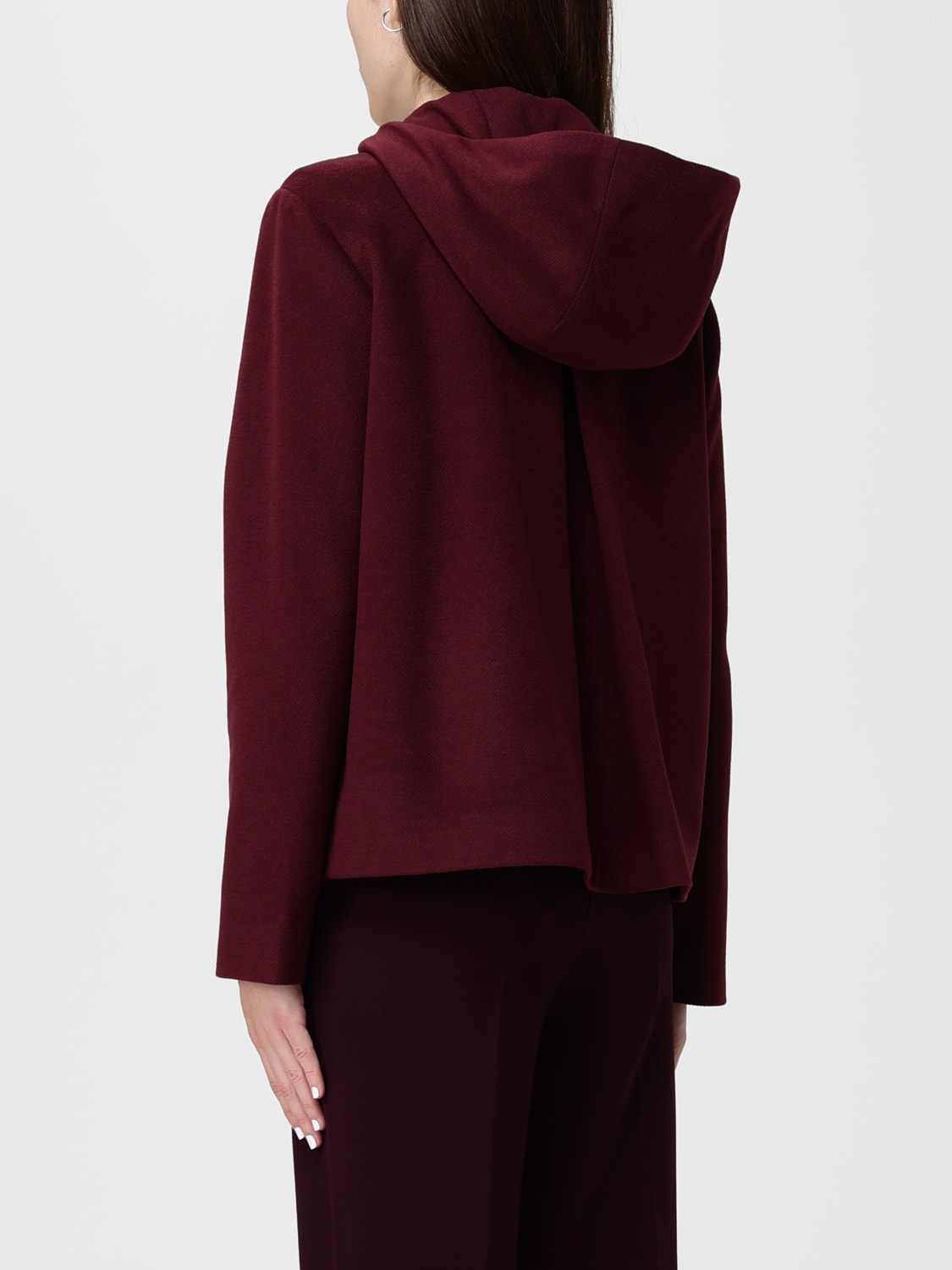 HANITA GIACCA: Giacca Hanita in misto viscosa , Bordeaux - Img 2