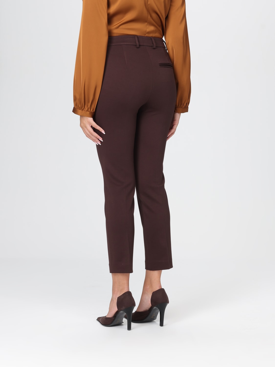HANITA PANTALONES: Pantalón mujer Hanita, Marrón Oscuro - Img 2