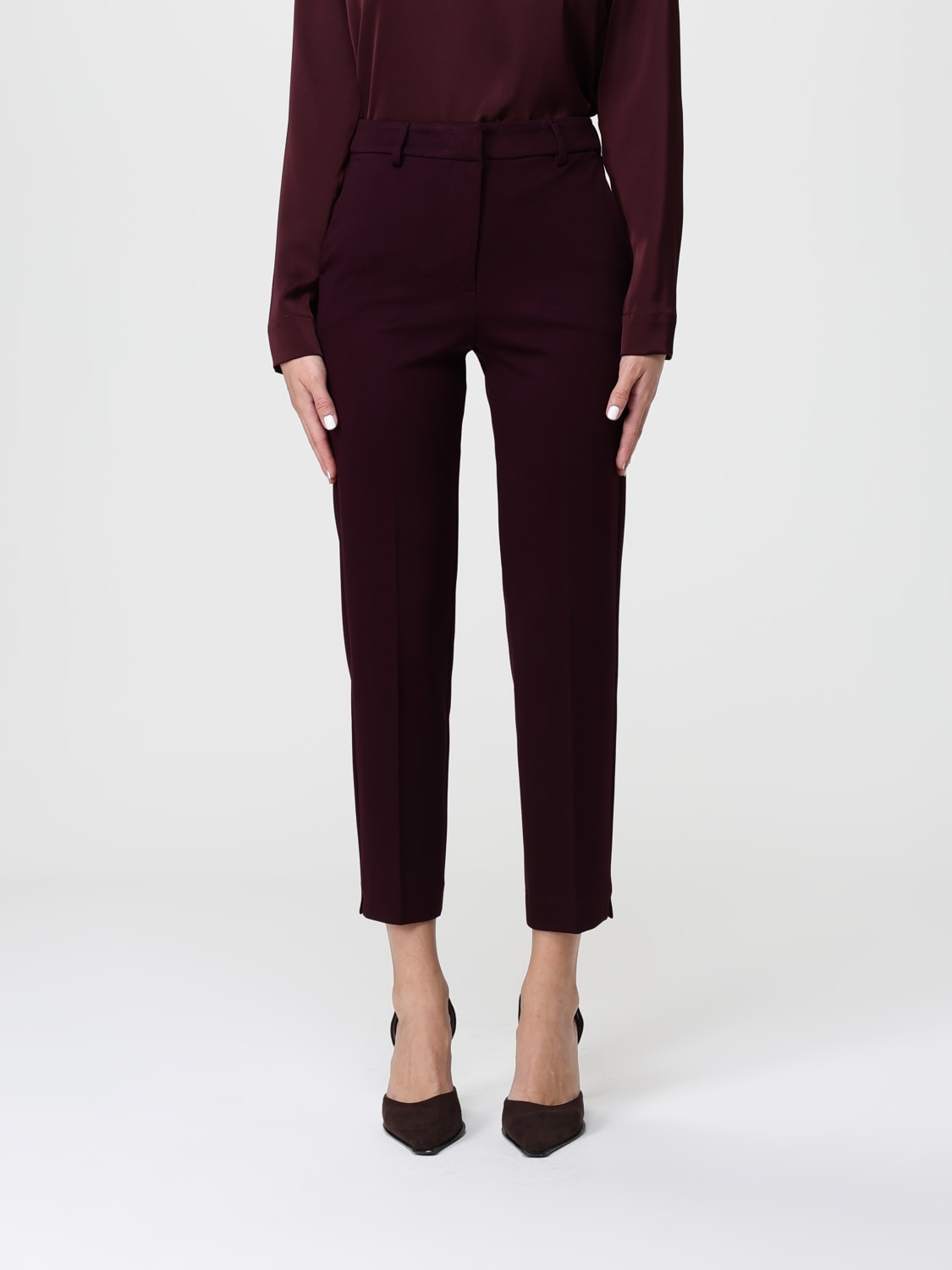 HANITA PANTS: Pants woman Hanita, Wine - Img 1