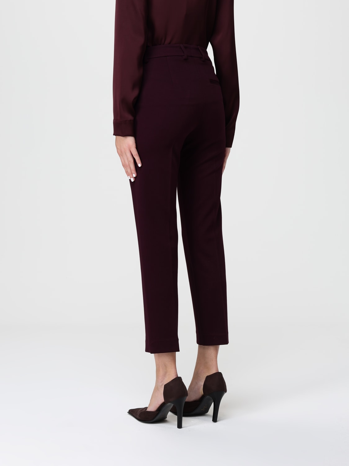 HANITA PANTS: Pants woman Hanita, Wine - Img 3