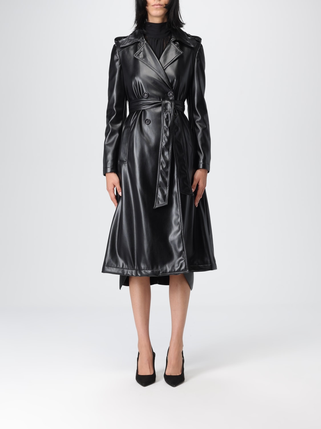 HANITA CHAQUETA: Abrigo mujer Hanita, Negro - Img 1