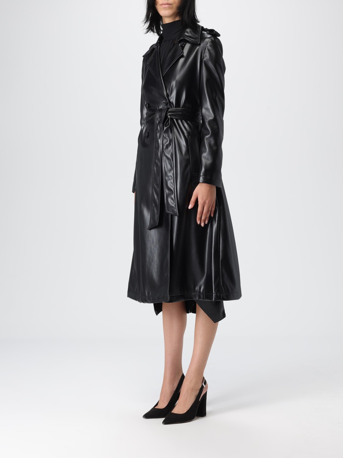 HANITA CHAQUETA: Abrigo mujer Hanita, Negro - Img 4