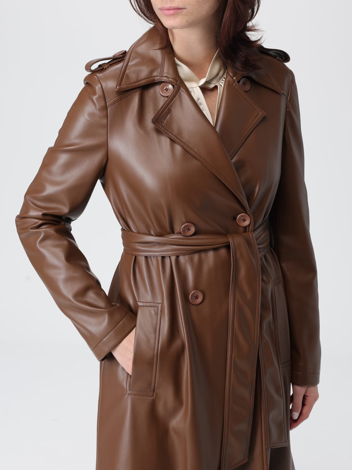 HANITA JACKET: Coat woman Hanita, Leather - Img 5