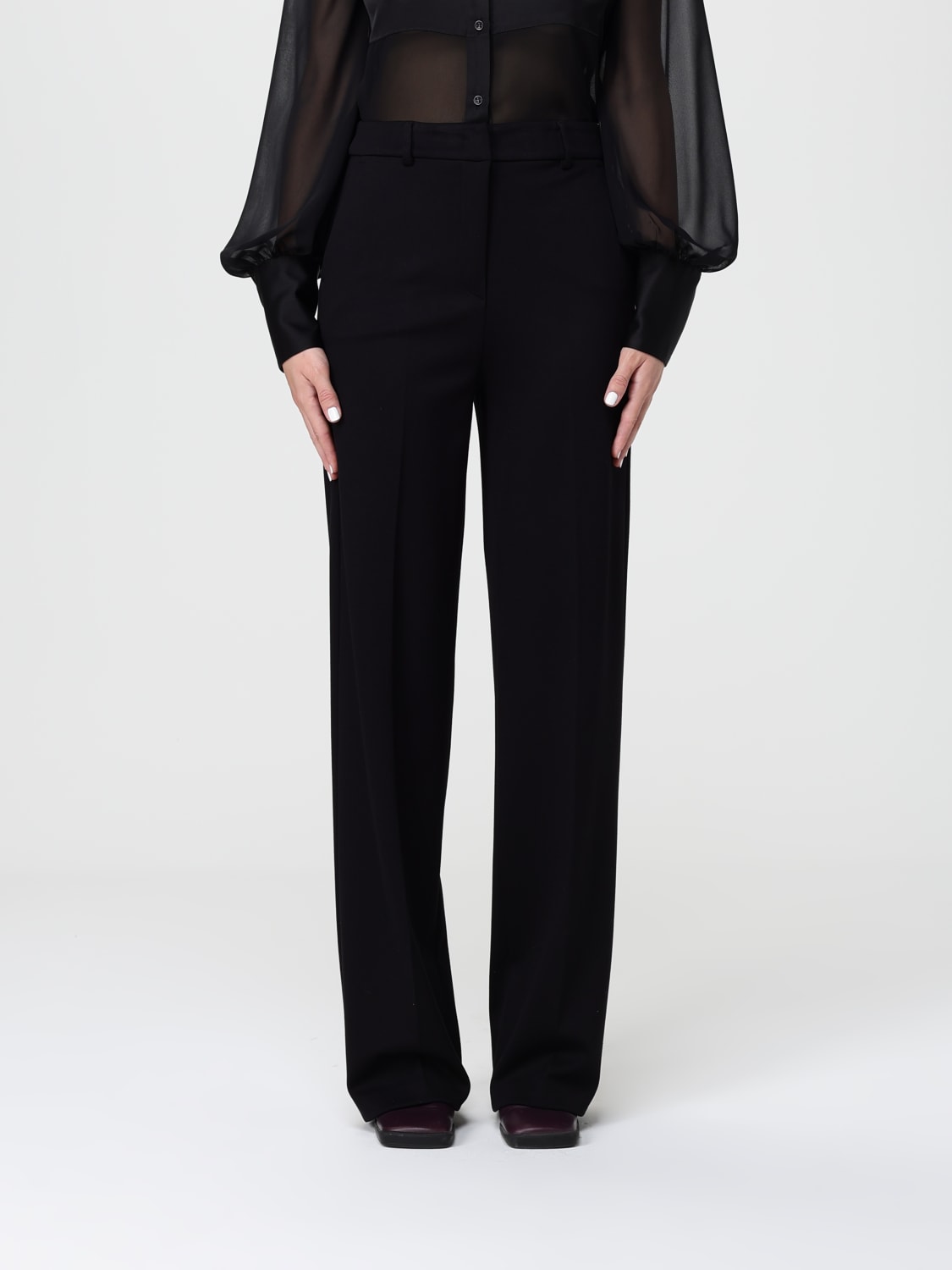 HANITA PANTS: Pants woman Hanita, Black - Img 1