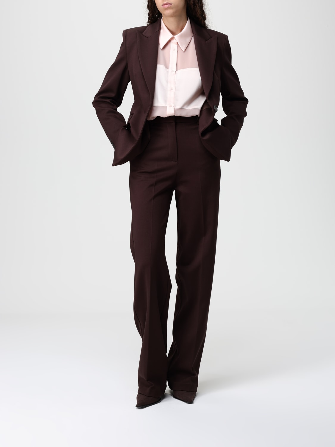 HANITA PANTALONES: Pantalón mujer Hanita, Marrón Oscuro - Img 2