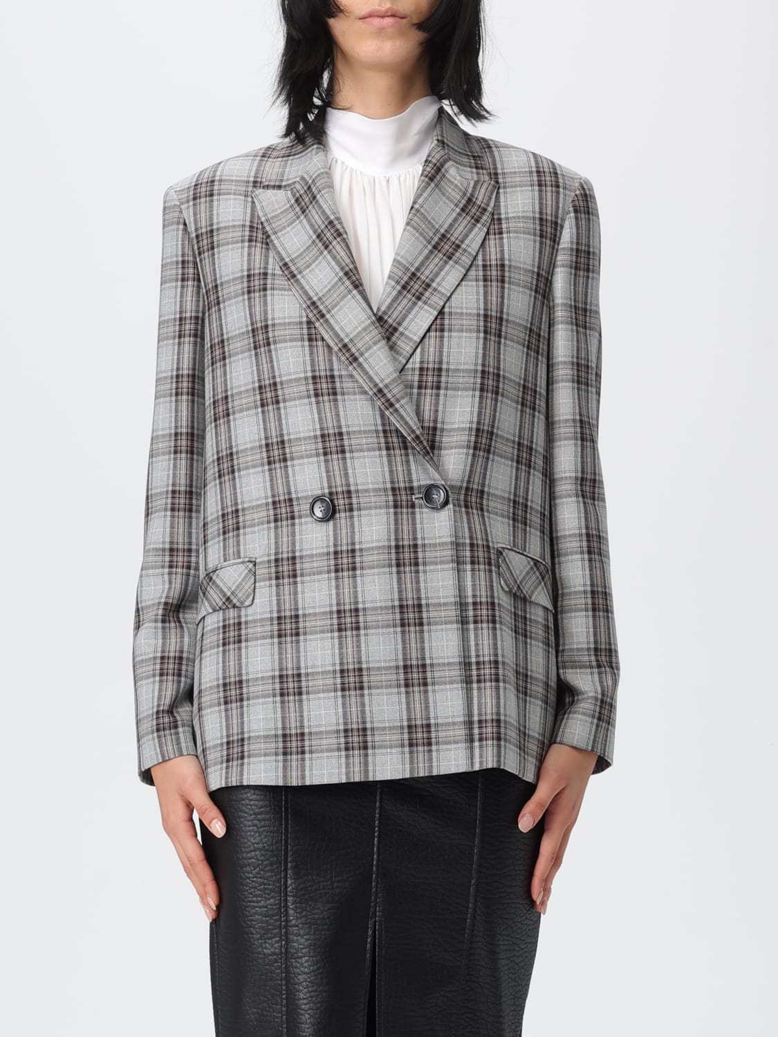 HANITA JACKET: Blazer woman Hanita, Grey - Img 1