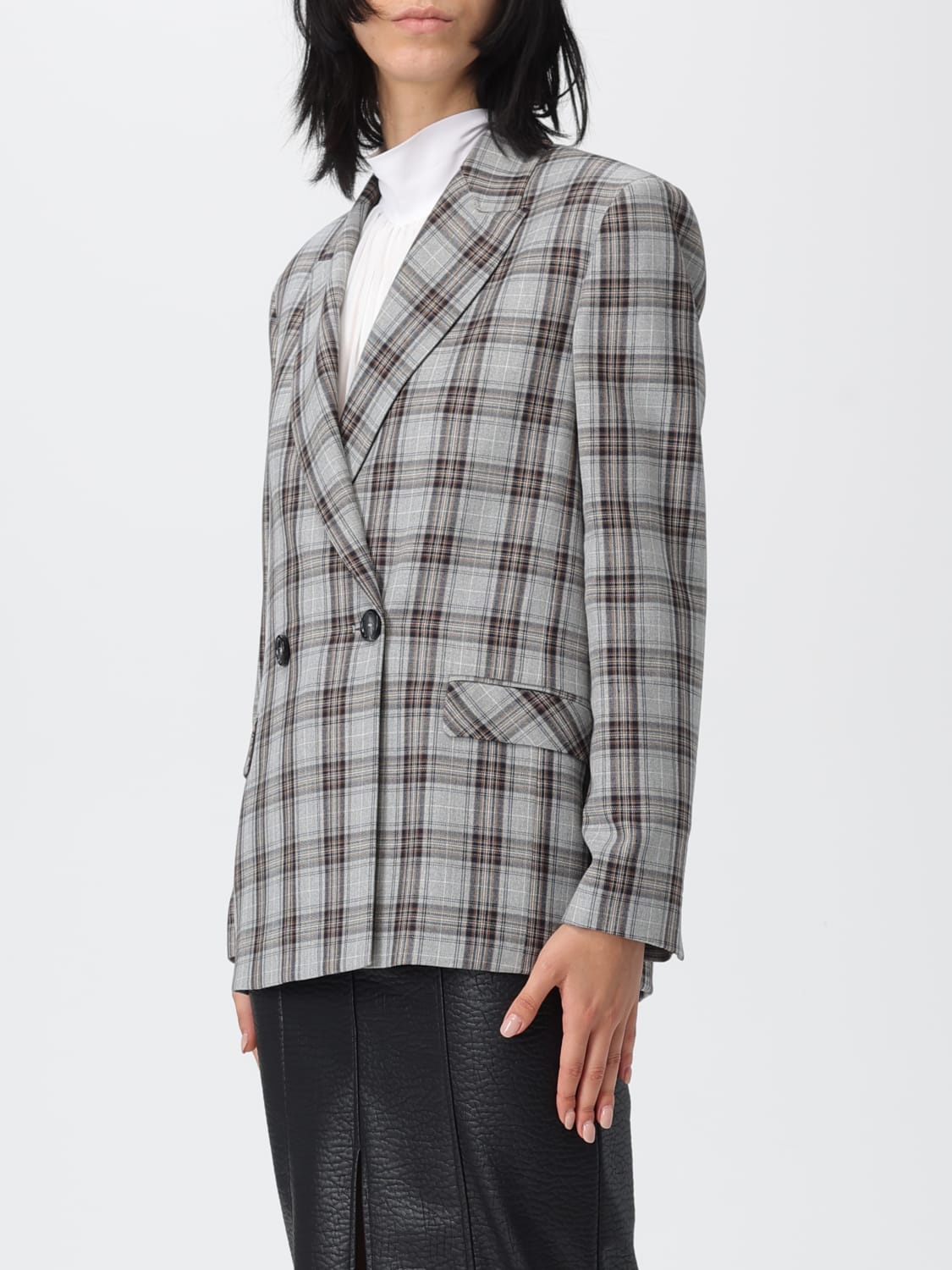 HANITA JACKET: Blazer woman Hanita, Grey - Img 3