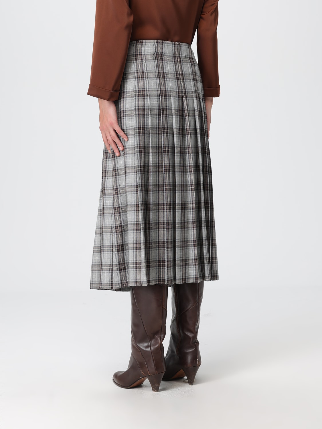 HANITA SKIRT: Skirt woman Hanita, Grey - Img 2