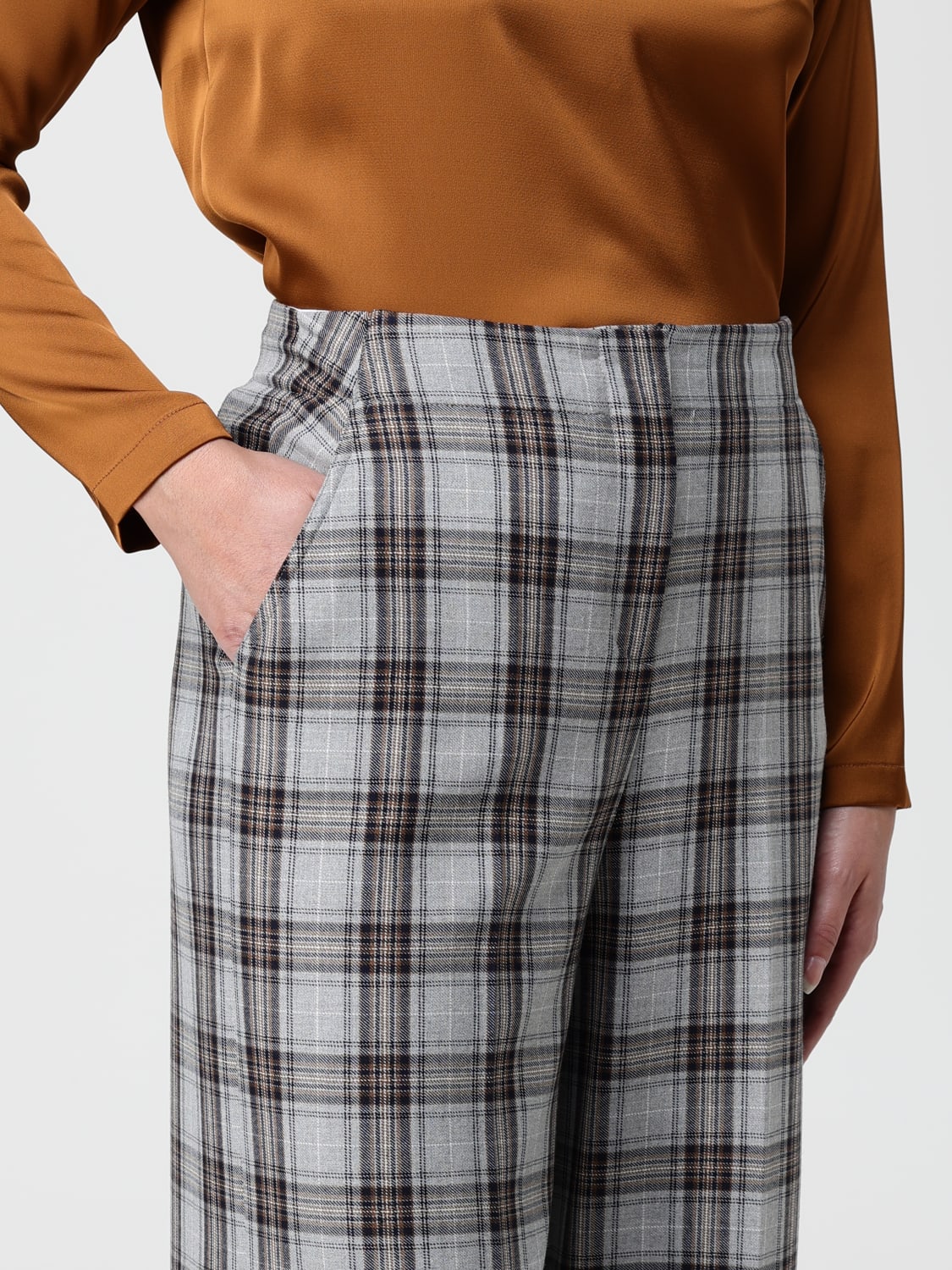 HANITA PANTS: Pants woman Hanita, Grey - Img 3