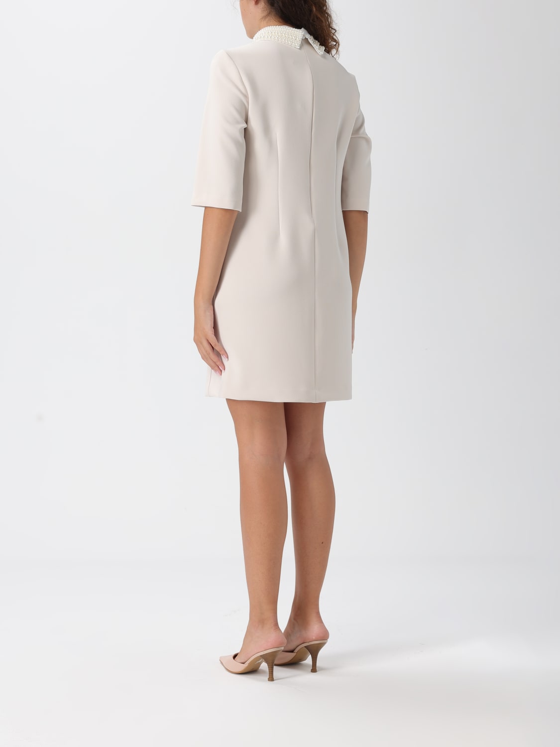 HANITA DRESS: Dress woman Hanita, Cream - Img 2