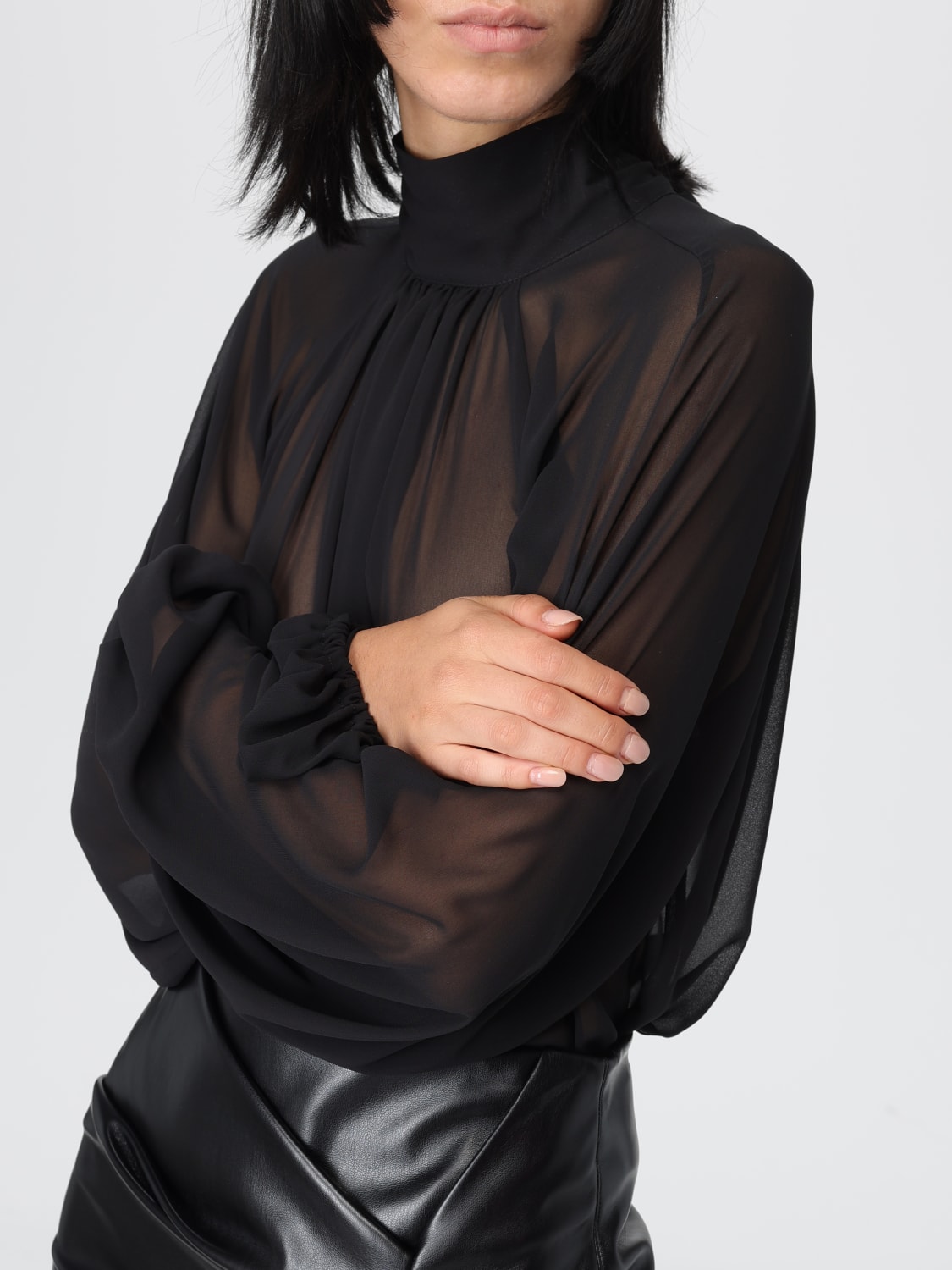 HANITA TOP: Top woman Hanita, Black - Img 3