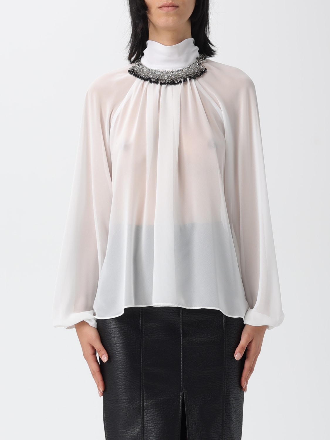 HANITA TOP: Top woman Hanita, Cream - Img 1