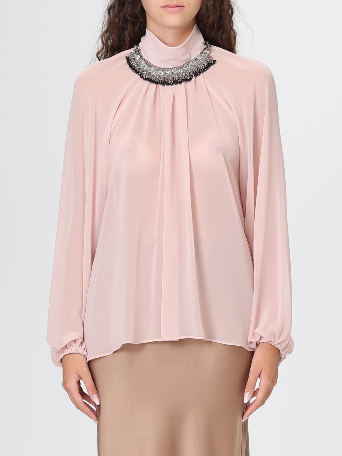 HANITA TOP: Top woman Hanita, Nude - Img 1