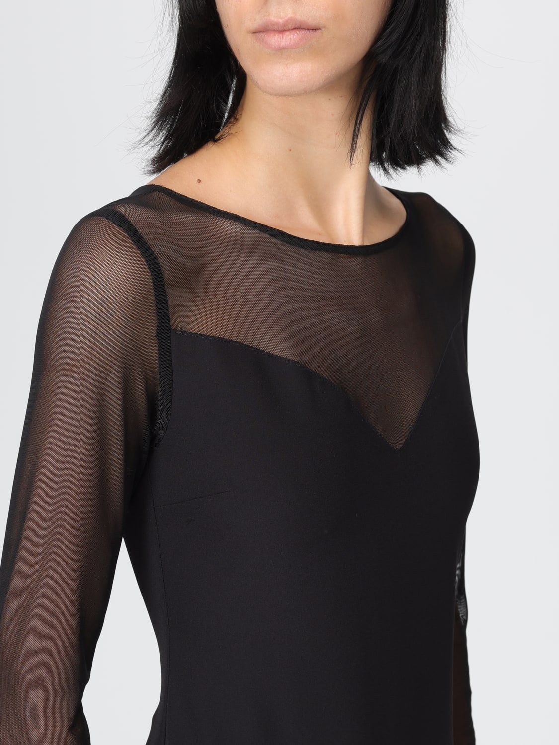 HANITA DRESS: Dress woman Hanita, Black - Img 3