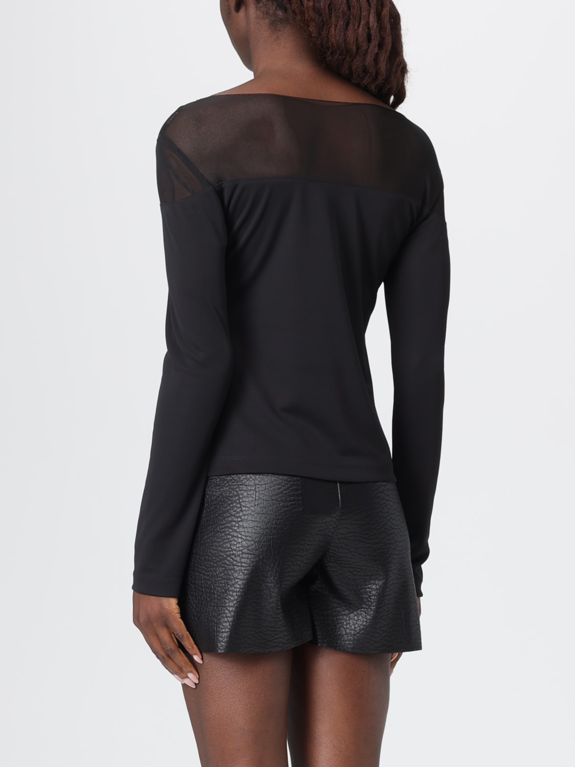 HANITA TOP: Top woman Hanita, Black - Img 2