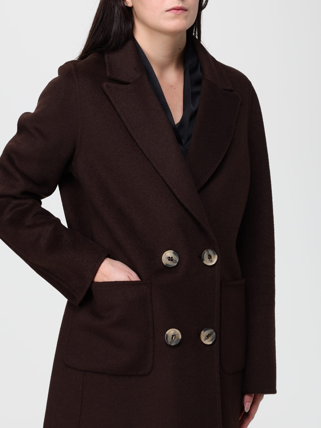 HANITA COAT: Coat woman Hanita, Dark - Img 4