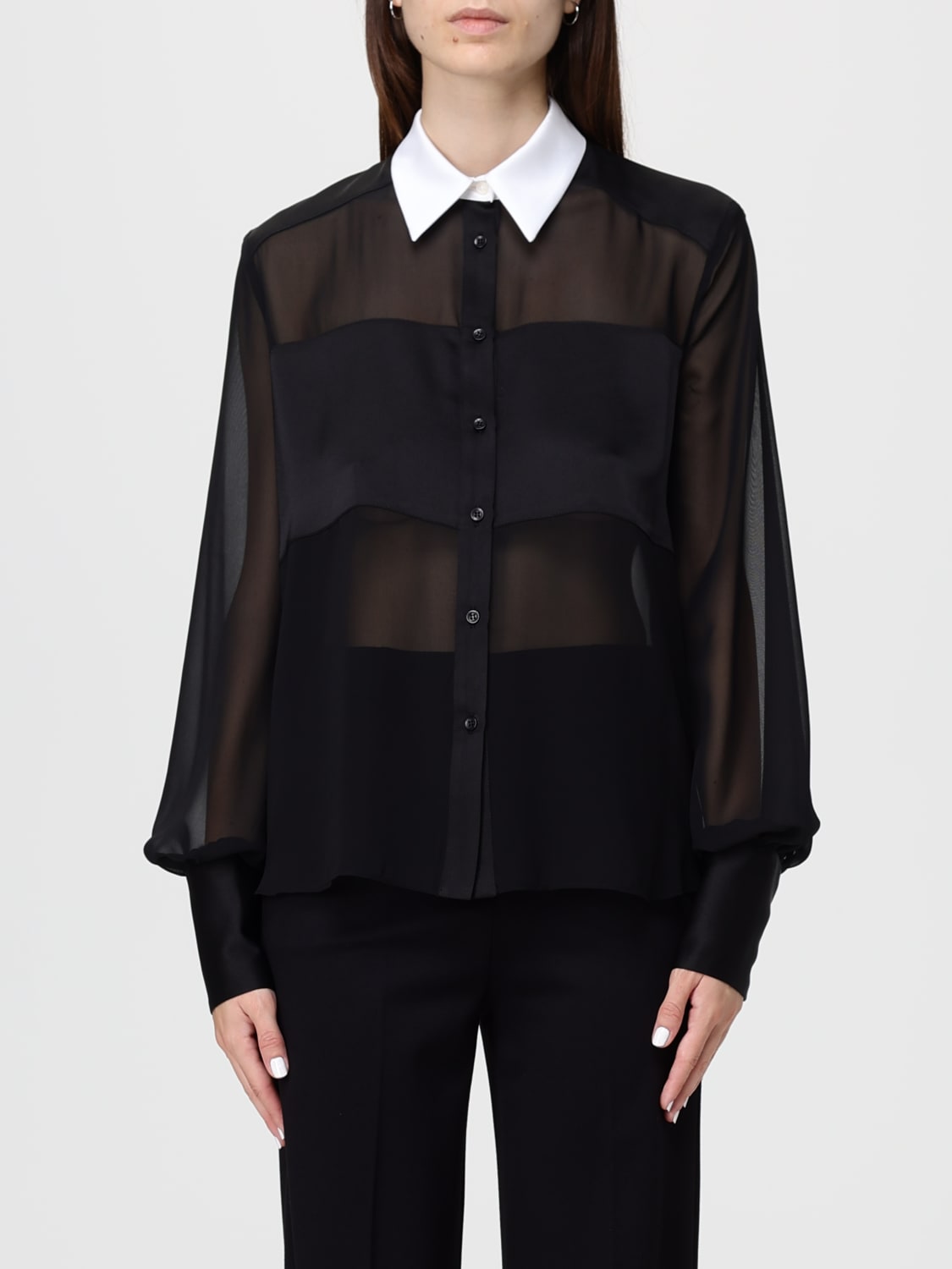 HANITA SHIRT: Shirt woman Hanita, Black - Img 1