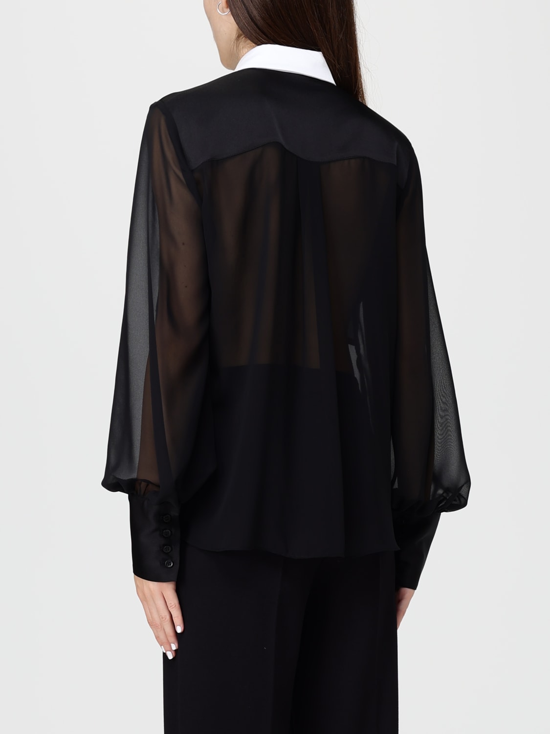 HANITA SHIRT: Shirt woman Hanita, Black - Img 3