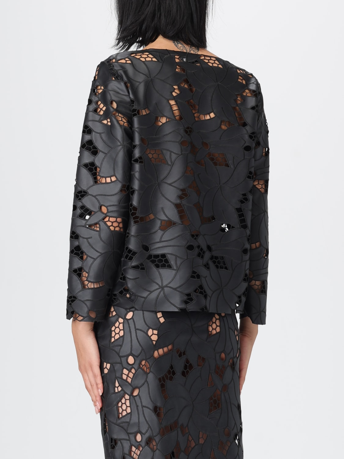 HANITA TOP: Top woman Hanita, Black - Img 3