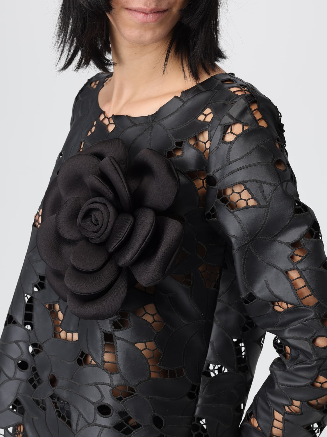 HANITA TOP: Top woman Hanita, Black - Img 4