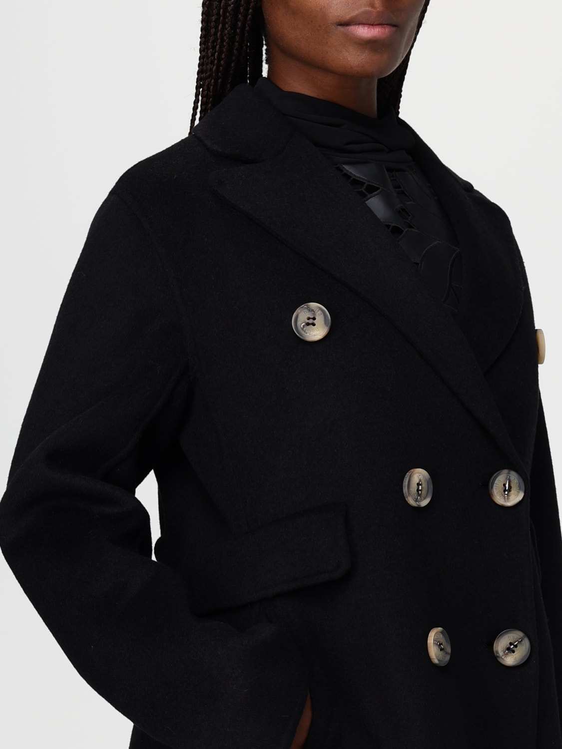 HANITA MANTEL: Mantel damen Hanita, Schwarz - Img 4