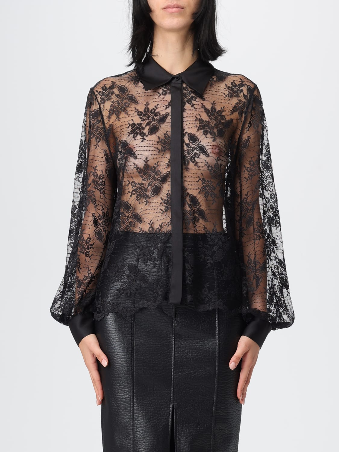 HANITA CAMISA: Top mujer Hanita, Negro - Img 1