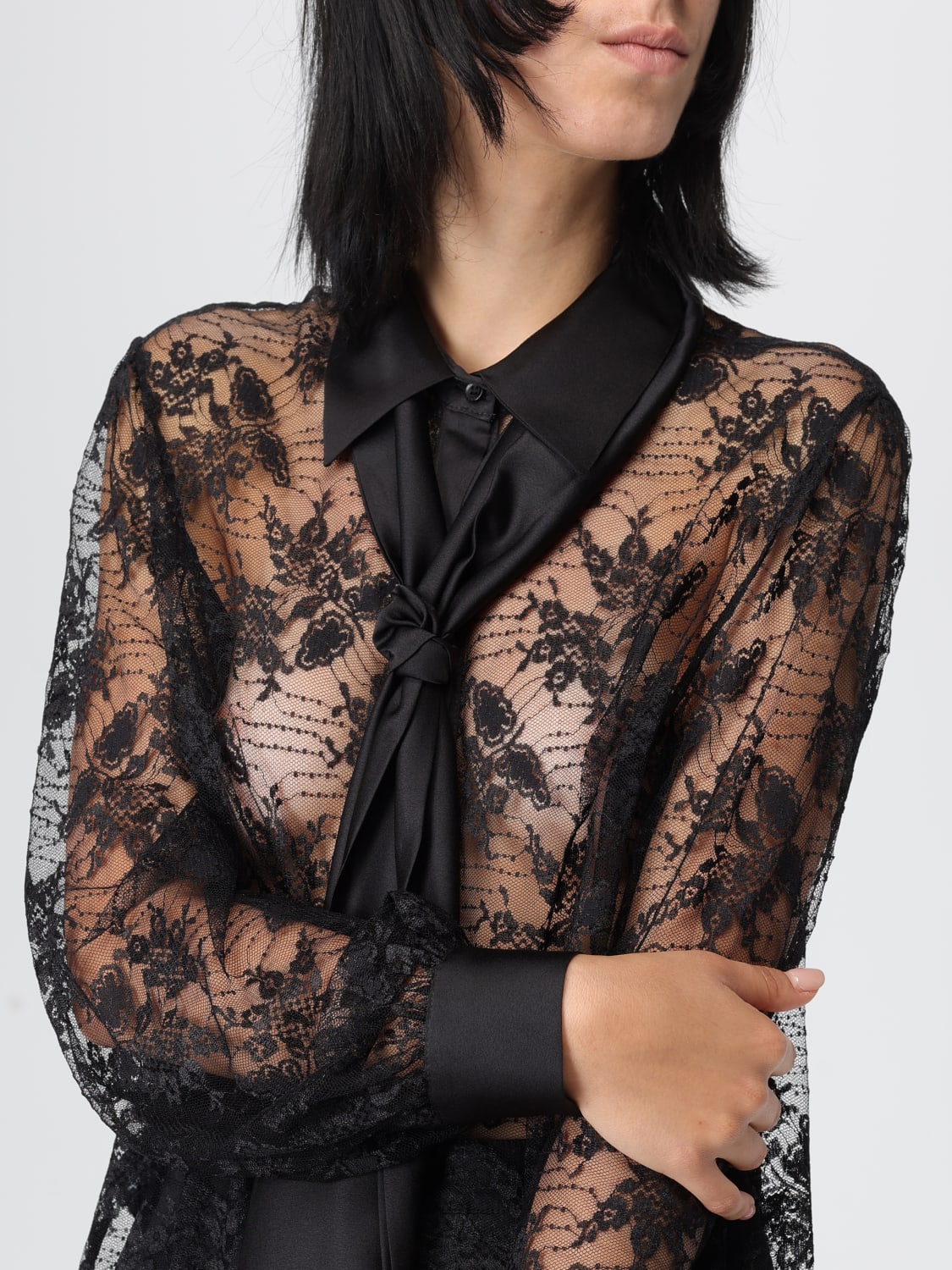 HANITA CAMISA: Top mujer Hanita, Negro - Img 3