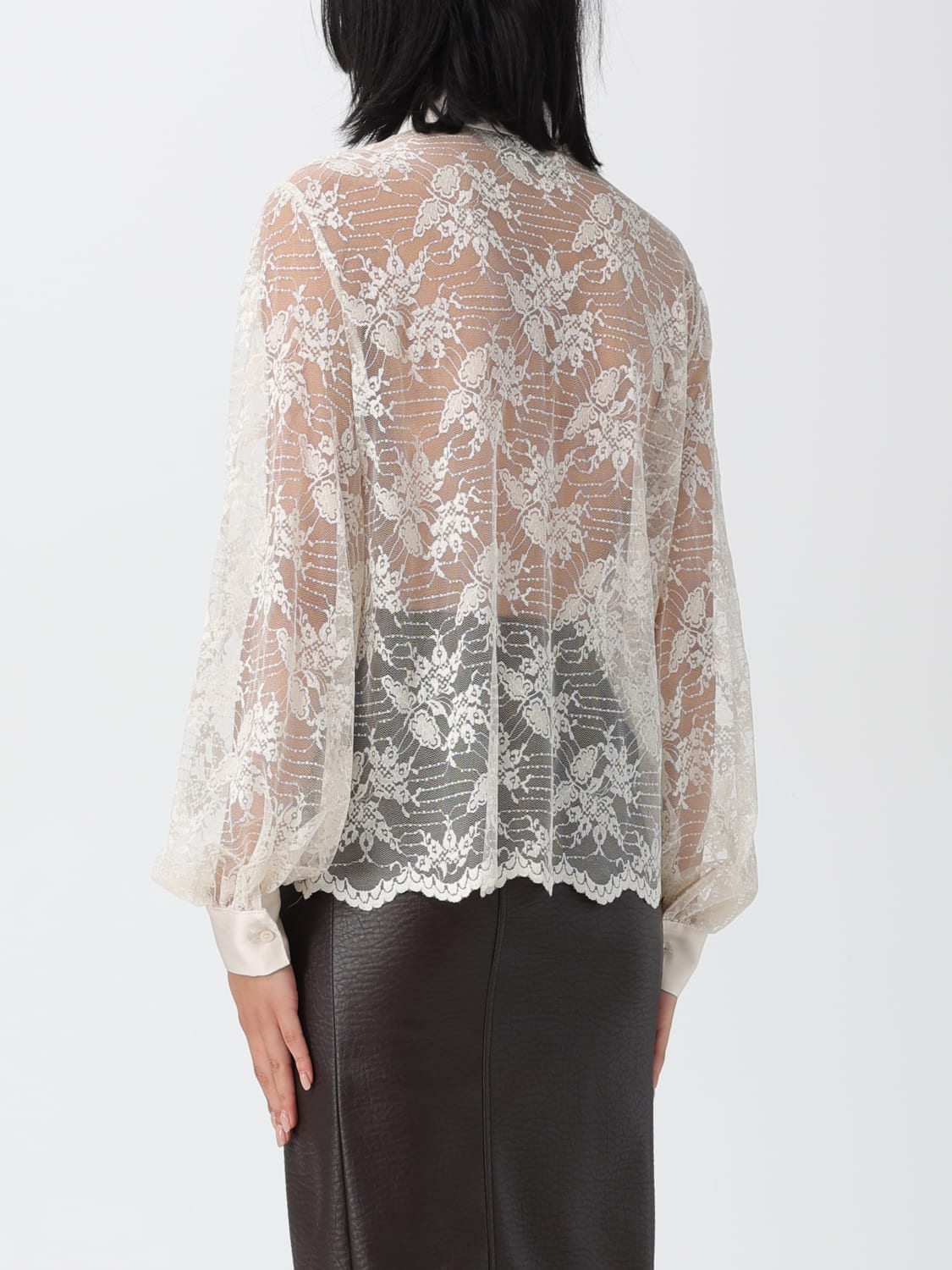 HANITA HEMDBLUSE: Top damen Hanita, Cream - Img 2